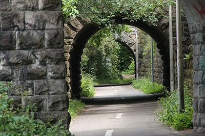 walkway in Basel, Switzerland