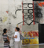 An Oscar Murillo painting at RFC 