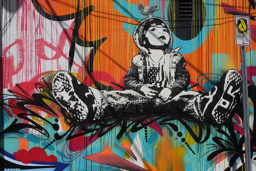 Street art in Wynwood Miami