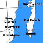Miami Beach map