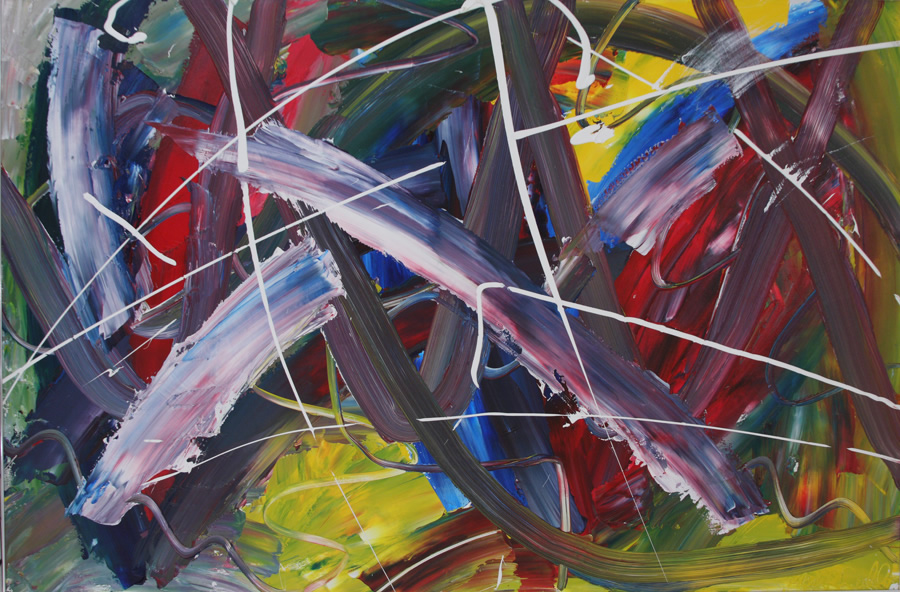 Abstract painting copyright Mark Dahle 2011