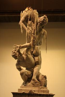 Venice Biennale 2011 Wax statue. Photo copyright Mark Dahle 2011.