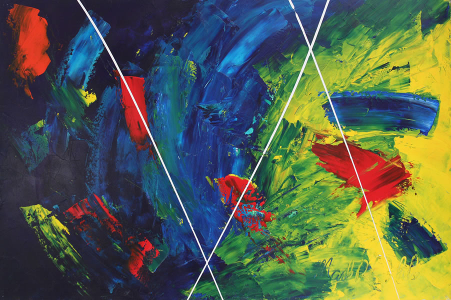 Abstract Art. Painting copyright Mark Dahle 2008.