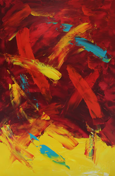 Abstract Art. Painting copyright Mark Dahle 2000