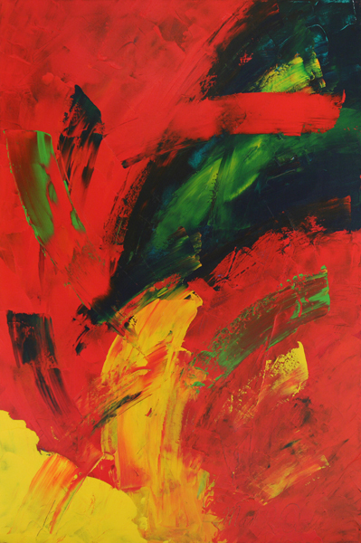 Stop And Go #84. Abstract painting copyright Mark Dahle 2005.