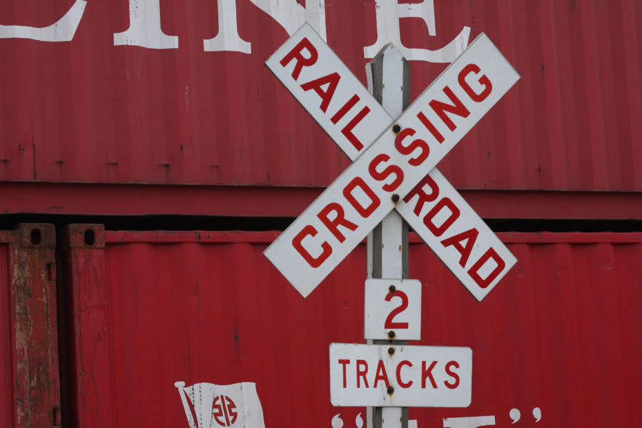 Rail Road Crossing, photo copyright Mark Dahle 2010
