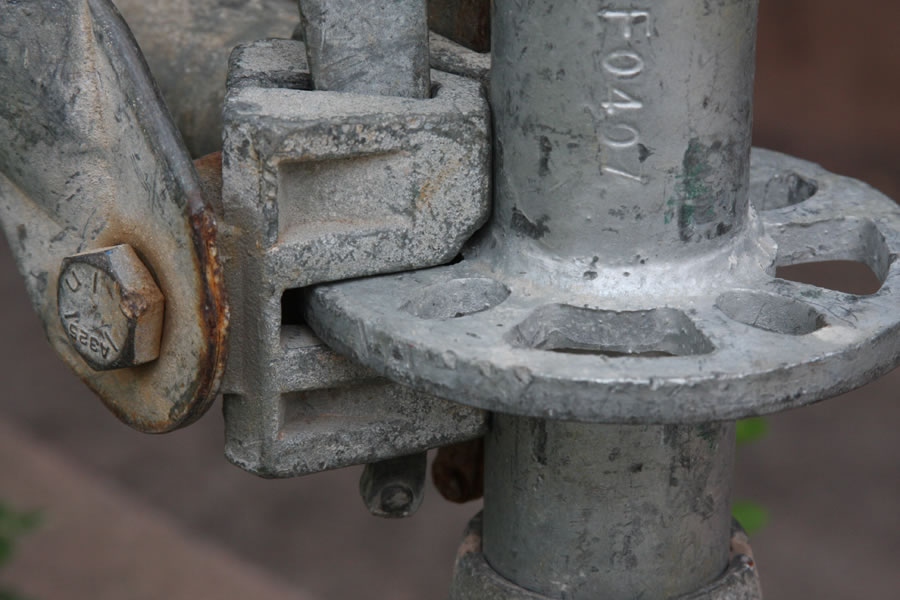Scaffold outside Frick Museum, Washington, D.C., photo copyright Mark Dahle 2010